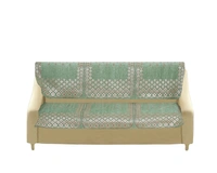 MORADO 7 Seater Sofa Cover  Sofa Panel Premium Quality, Chenille for Ultimate Protection and Style Durable, 3+2+2 Settee Slipcover in Light Green, - Light Green