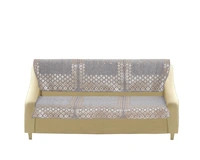 MORADO 7 Seater Sofa Cover  Sofa Panel Premium Quality, Chenille for Ultimate Protection and Style Durable, 3+2+2 Settee Slipcover in Light Grey, - Light Grey