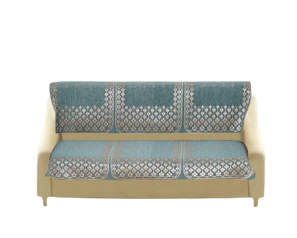MORADO 7 Seater Sofa Cover  Sofa Panel Premium Quality, Chenille for Ultimate Protection and Style Durable, 3+2+2 Settee Slipcover in Sea Green, - Sea Green