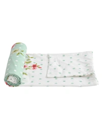 MORADO Glace Cotton Double Duvet Cover/Rajai Cover/Blanket Cover with Zipper (90x100 Inches) - 90x100 Inches, Green
