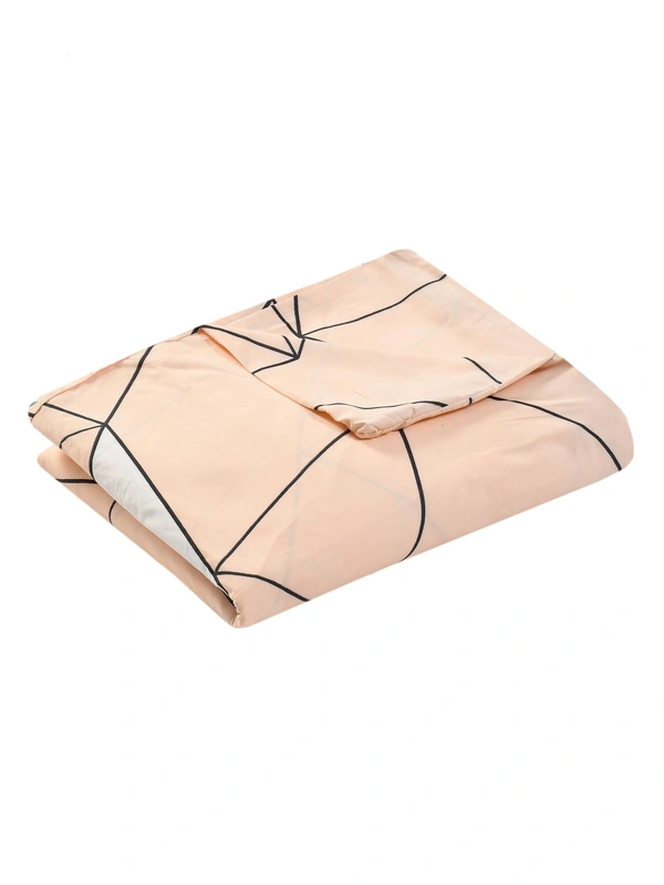 MORADO Glace Cotton Single Bed Size Quilt Cover / Duvet Cover / Rajai Cover / Blanket Cover with Zipper (60x90 Inches) - Multicolor