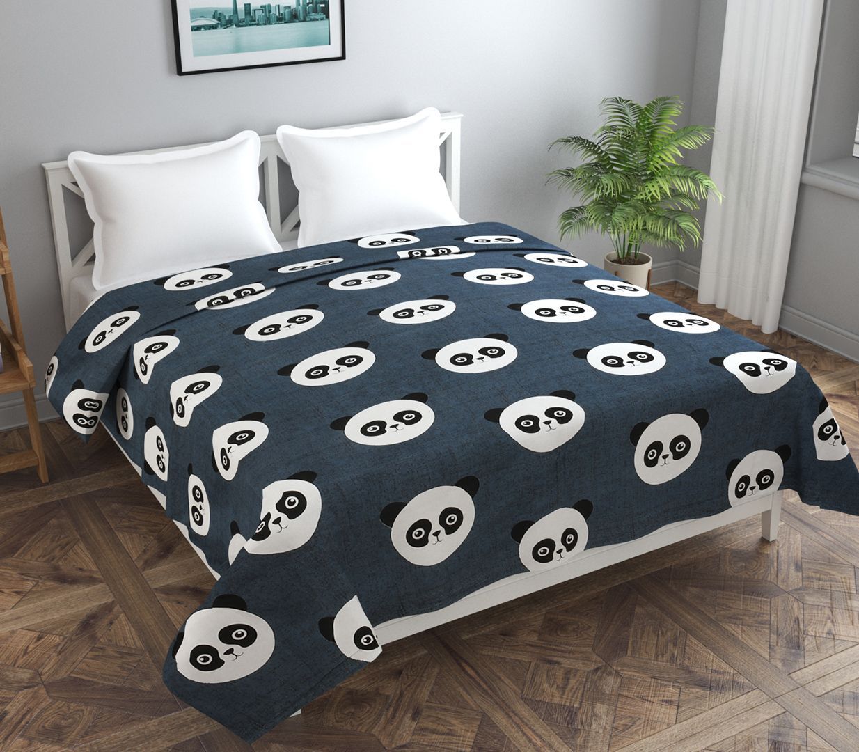 Double bed blanket online cover with zipper