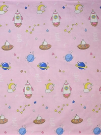 MORADO Glace Cotton Double Bed Quilt Cover / Duvet Cover / Rajai Cover / Blanket Cover with Zipper (90x100 Inches) - Pink
