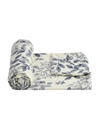 MORADO Glace cotton Double / Duvet Cover / Rajai Cover / Blanket Cover with Zipper (90x100 Inches, Offwhite Black) - 90x100 Inches, Offwhite