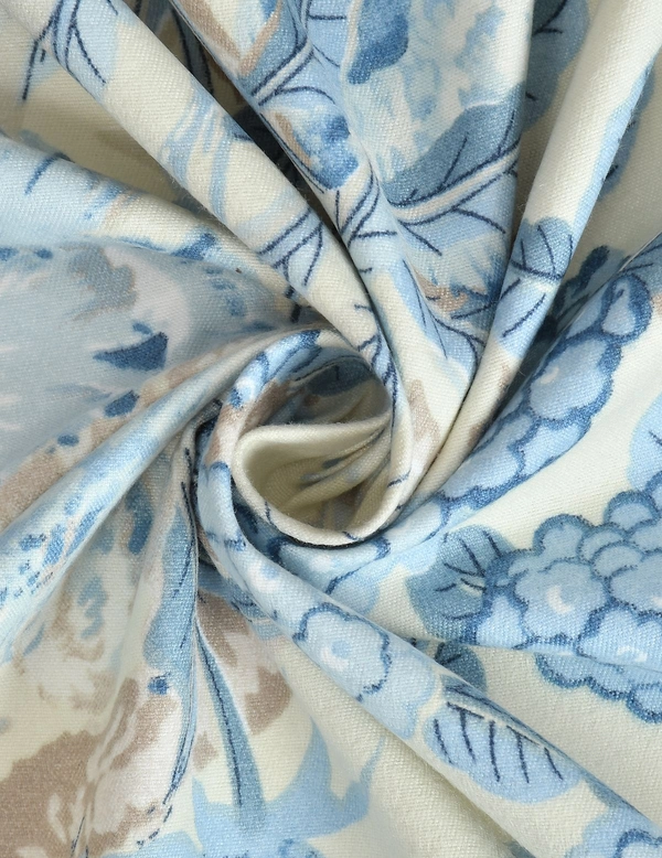 MORADO Glace Cotton Double Duvet Cover/Rajai Cover/Blanket Cover with Zipper (90x100 Inches) - 90x100 Inches, Blue