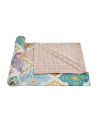 MORADO Glace Cotton Double Duvet Cover/Rajai Cover/Blanket Cover with Zipper (90x100 Inches) - 90x100 Inches