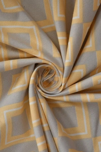 MORADO Glace Cotton Double Bed Quilt Cover / Duvet Cover / Rajai Cover / Blanket Cover with Zipper (90x100 Inches) - Yellow