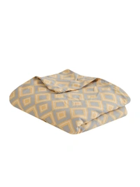 MORADO Glace Cotton Double Bed Quilt Cover / Duvet Cover / Rajai Cover / Blanket Cover with Zipper (90x100 Inches) - Yellow
