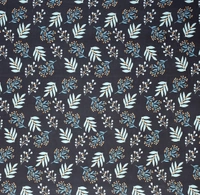 MORADO Glace Cotton Single / Duvet Cover / Rajai Cover / Blanket Cover with Zipper (60x90 Inches, Black) - Blue