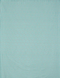 MORADO Glace Cotton Single Duvet Cover/Rajai Cover/Blanket Cover with Zipper (60x90 Inch, Green Hexagon) - 60x90 Inches, Green