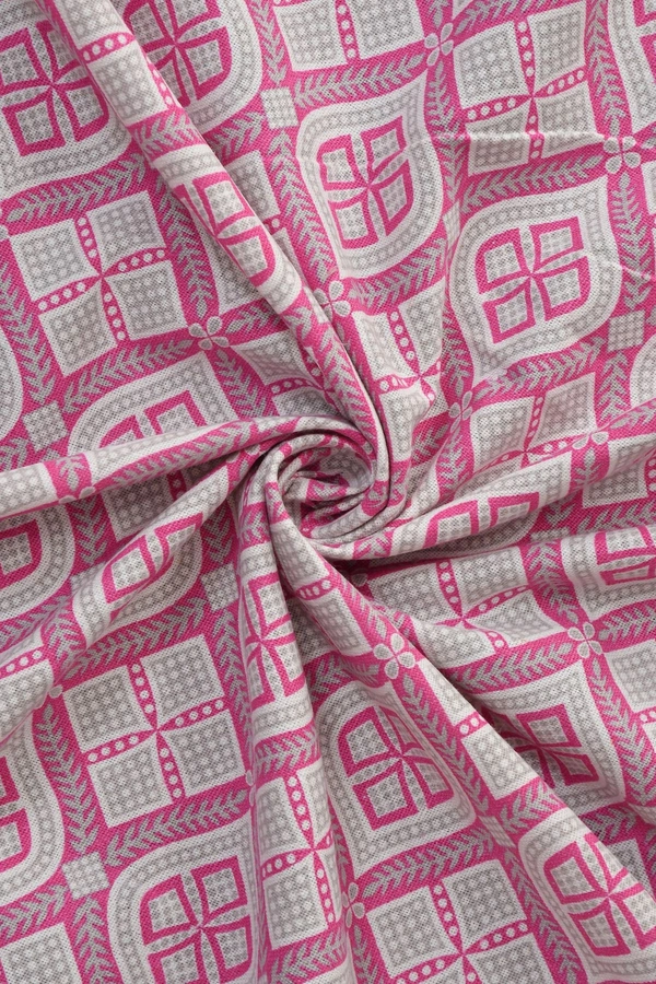 MORADO Premium Cotton Casement Elastic Fitted Double Bedsheet with 2 Pillow Covers (72x78x8 Inches) - Pink
