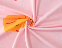 MORADO Premium Glace Cotton Elastic Fitted Double Bedsheet with 2 Pillow Covers (72x78x8 Inches) - Pink