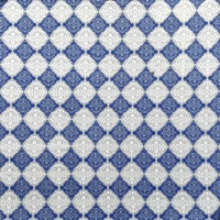 MORADO Premium Cotton Casement Elastic Fitted Double Bedsheet with 2 Pillow Covers (72x78x8 Inches) - Blue White