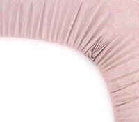 MORADO Premium Glace Cotton Elastic Fitted Double Bedsheet with 2 King Size Pillow Covers (72x78x8 Inches, Pink) - 72x78x8 Inches, Pink