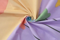 MORADO Premium Glace Cotton Elastic Fitted Double Bedsheet with 2 Pillow Covers (72x78x8 Inches) - Multicolor, Hand Wash or Machine Wash, Wash Dark Colors Separately, Do not Bleach