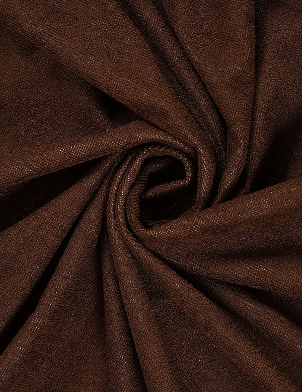 MORADO Water Resistant Terry Cotton Queen/King Size Elastic Fitted Mattress Protector (75x78x12 Inches - Fits Up To 12 Inches Mattress), Brown - 75x78x12 Inches, Brown