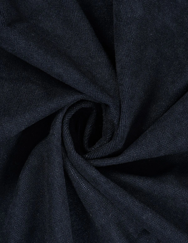 MORADO Water Resistant Terry Cotton Queen/King Size Elastic Fitted Mattress Protector (75x78x12 Inches - Fits Up To 12 Inches Mattress), Navy Blue - 75x78x12 Inches, Navy Blue