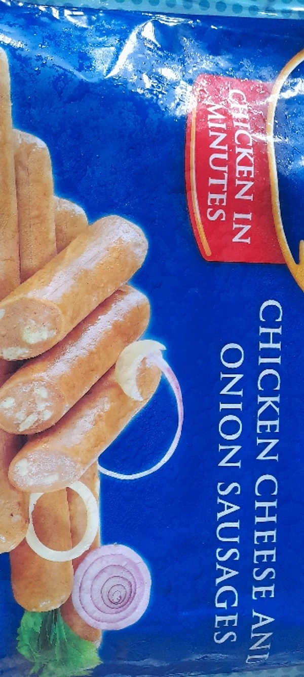 Vc Chicken Cheese and Onion Sausages500gm