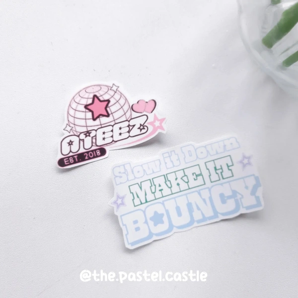 Ateez Vinyl Diecut Stickers  - ateez