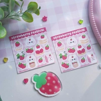 Strawberry Festival Stickersheet