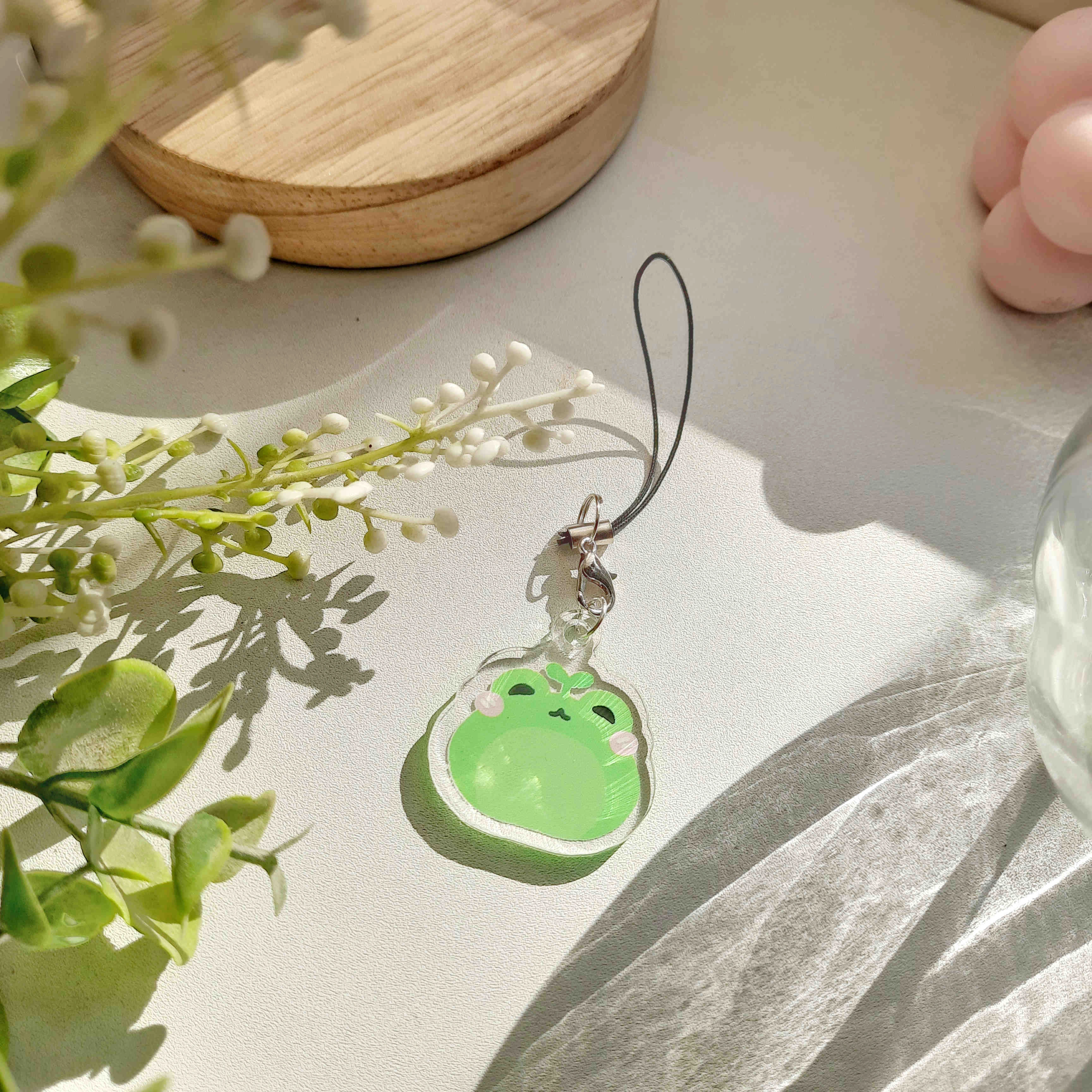 SPROUT MOLE Acrylic Keychain 苗モグラ Plush Doll Neck Pillow Morbol Seedling (Final Fantasy XIV)