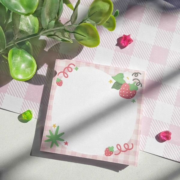 Strawberry Memo Pad