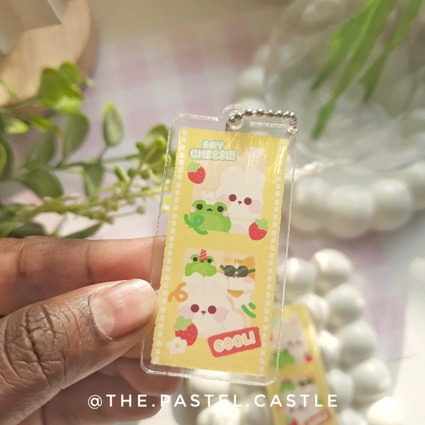 Buddies Photostrip Acrylic Keychain