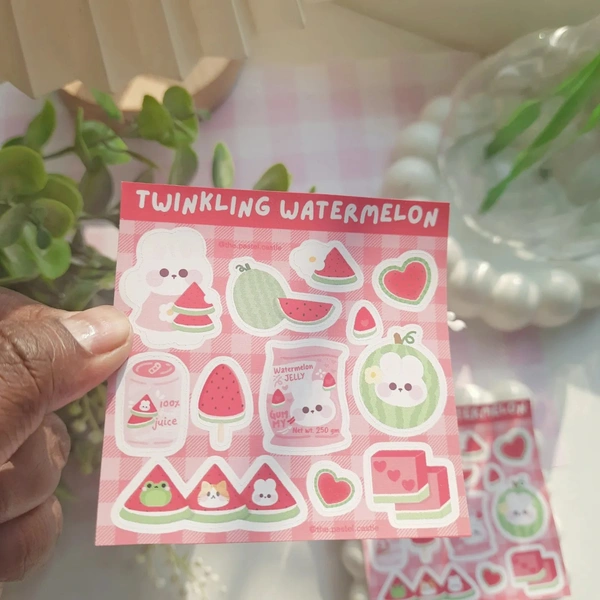 Twinkling Watermelon Stickersheet