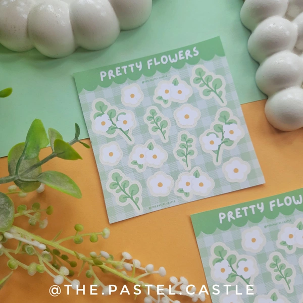 Pretty Flowers Stickersheet