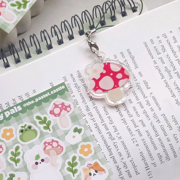 Shroomie (Mushroom) Acrylic Charm