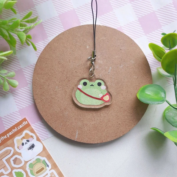 Berry Froggo Acrylic Charm