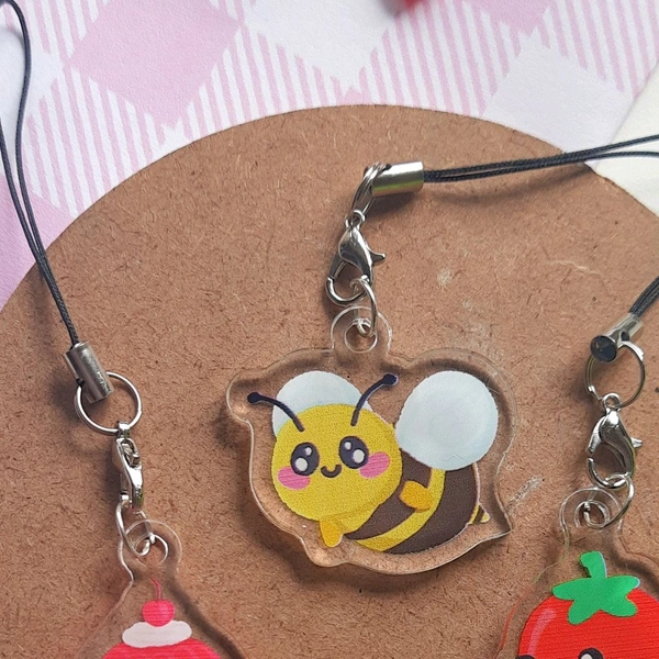 Honeybee Acrylic Charms