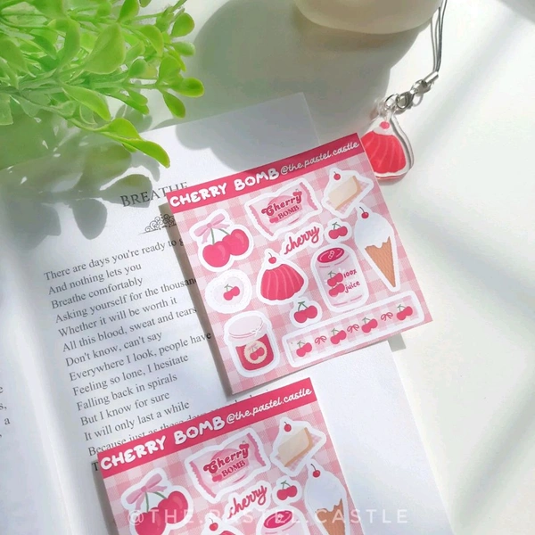 Cherry Bomb Stickersheet