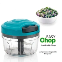 Manual Food Chopper, Compact & Powerful Hand Held Vegetable Chopper/Blender