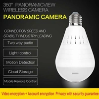 Panoramic Camara  Light Bulb Wifi Wireless Smart Spy Bulb