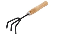 0542 GARDENING TOOLS - HAND CULTIVATOR, BIG TROWEL, GARDEN FORK (SET OF 3 ) 