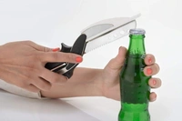 STAINLESS STEEL 4 IN 1 CLEVER CUTTER, BLACK