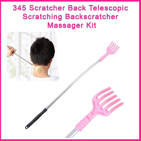 SCRATCHER BACK TELESCOPIC SCRATCHING BACKSCRATCHER MASSAGER KIT