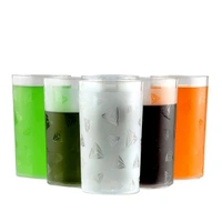 Unbreakable Plastic Diamond Design Drinking Glass/Juice Glass Set ( Pack of 6) (Brown Box Pack)