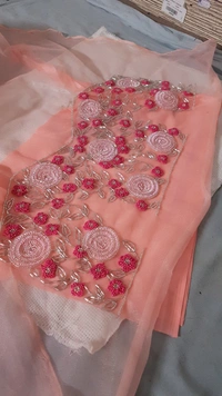 Bakteria  Layered Embellished Indowestern Lehenga Set - Xl