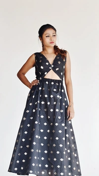 Bakteria  Cocktail Maxi Dress - Black, S