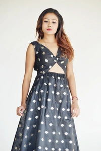 Bakteria  Cocktail Maxi Dress - Black, S