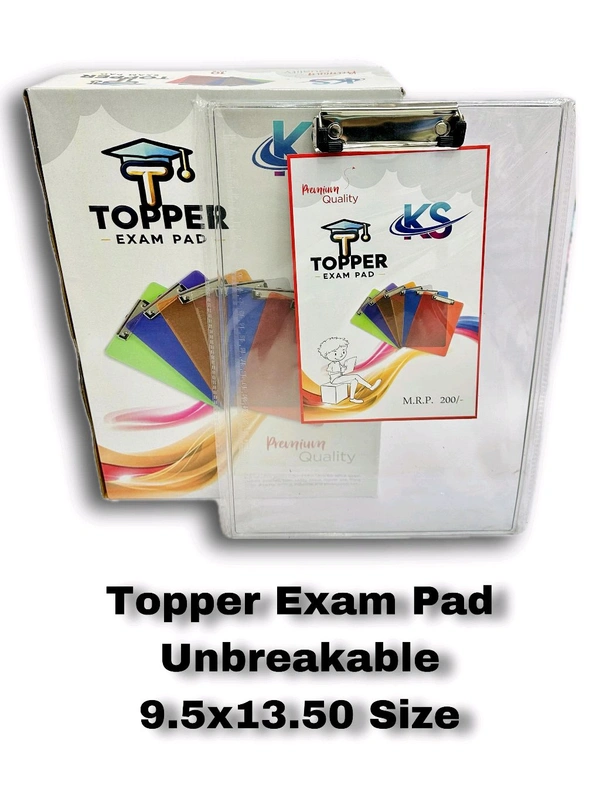 Topper Exam Pad Unbreakable 9.5x13.50