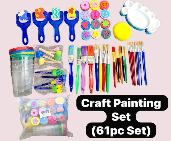 Craft Painting Set (61pc Set)