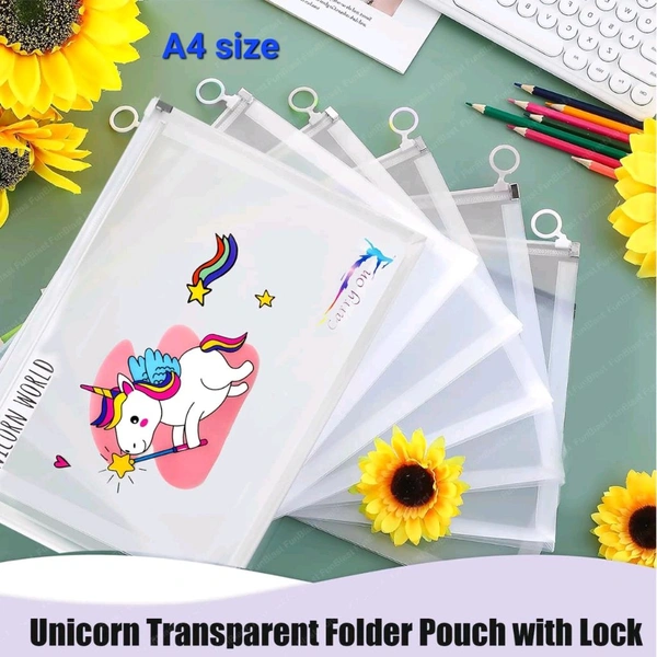 Zip Lock Bag A4 Size (Mix Designs)