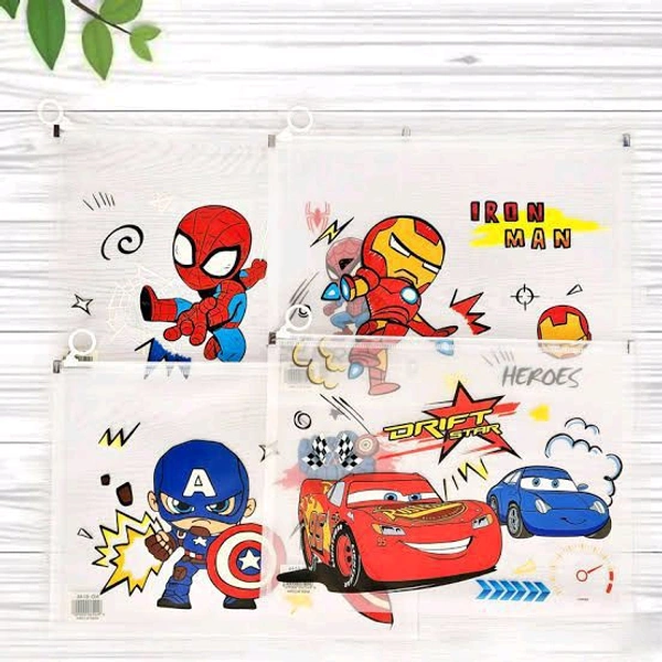 Zip Lock Bag A4 Size (Mix Designs)