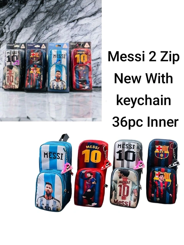 Pouch Messi 2 Zip (Blister Pack)