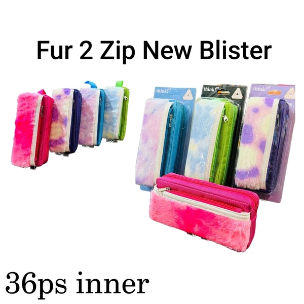 Pouch 2 Zip Furr New (Blister)
