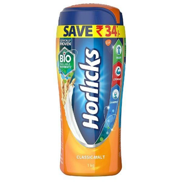 Horlicks - 1 Kg, 1 Pic