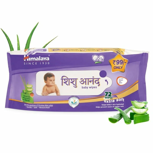 Himalaya baby Wipes  - Anand Shisu 72s